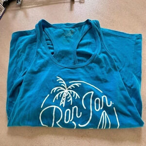 🌴 SURFS UP! Ron Jons Racerback‎ Tank Size L 🌴